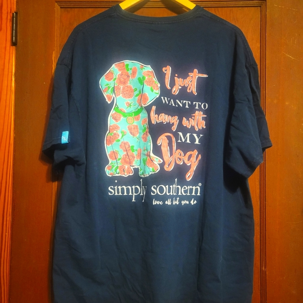 Simply Southern XXL- Hang with my Dog tshirt